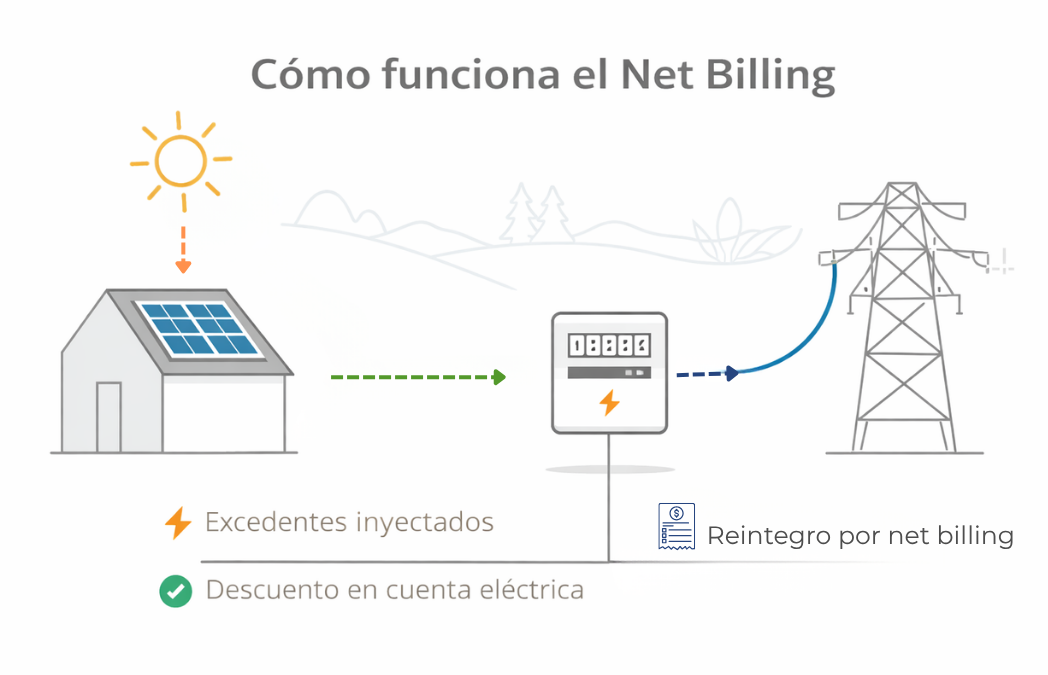 ¿El Net billing conviene? Mitos y verdades que tienes que entender antes de instalar paneles solares