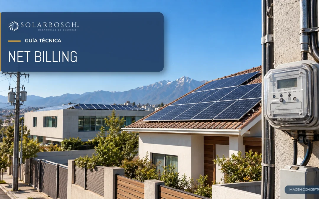 ¿Cuál es el límite para instalar paneles solares con net billing en Chile?