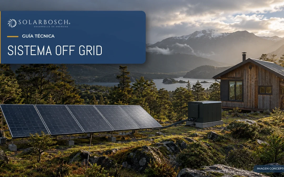¿Cómo se diseña un sistema solar off grid para una zona remota de Chile?