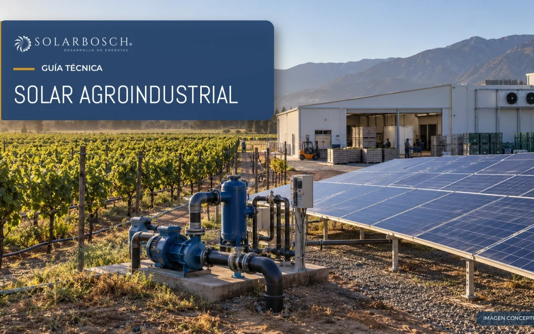 ¿Cómo se dimensiona energía solar para riego, packing y cámaras de frío?